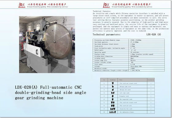 Machine à affûter les côtés à double tête de fraisage CNC