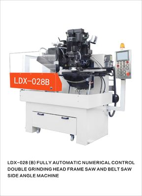 Machine de meulage à lame de scie à carbure CNC à double tête de meulage à angle latéral
