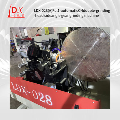 Servo lame de scie circulaire double tête de meulage engrenage latéral machine de meulage LDX-028A