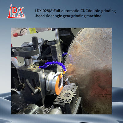 Machine de meulage à lame de scie CNC à double tête de meulage à angle latéral LDX-028A