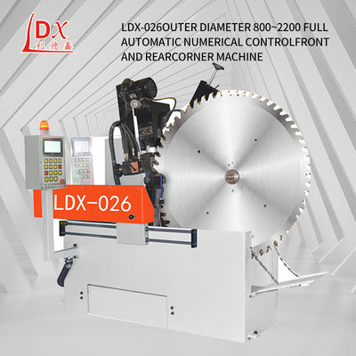 LDX-026 Diamètre de meulage 500-2200MM Machine de meulage à l'avant et à l'arrière de la lame de scie circulaire CNC