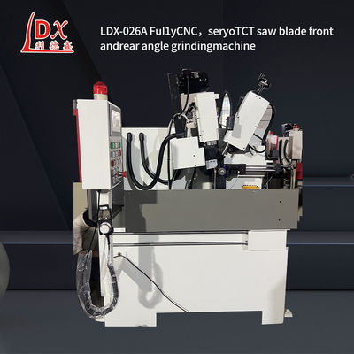 LDX-026A Guangdong Automatique Lamelle de scie circulaire avant et après l'angle de meulage machine usine en gros