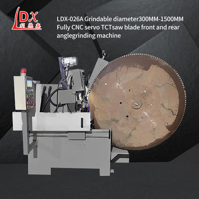 LDX-026A1500MM Machine de meulage à lame de scie à carbure CNC complète à angle avant et arrière