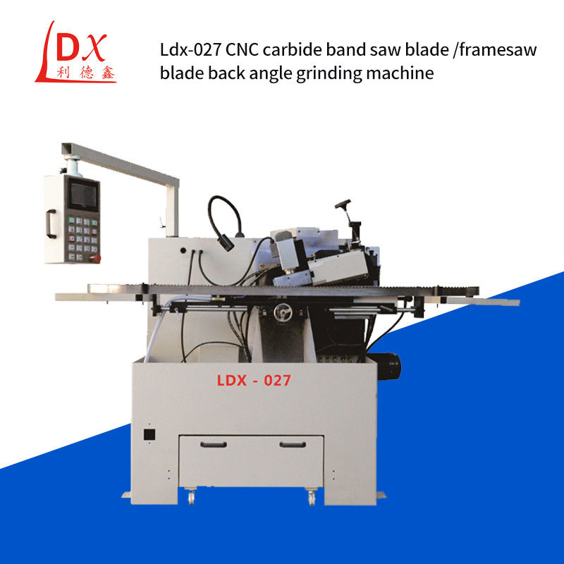 Machine de meulage à bande de carbure CNC pleine lame de scie cadre lame de scie à angle arrière inversé
