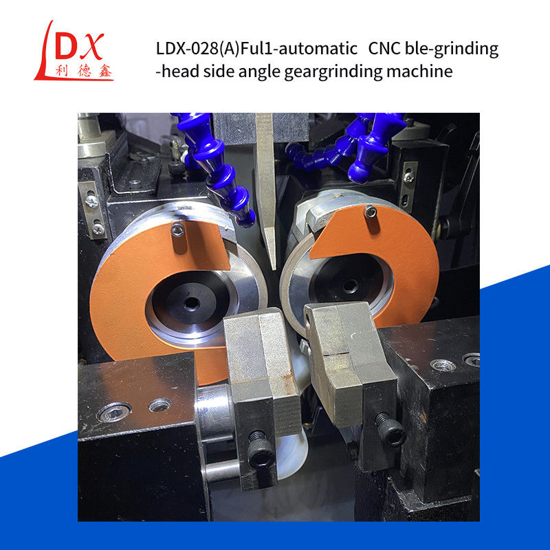 Servo TCT scie à lame de scie circulaire double tête de meulage angle latéral machine de meulage CNC complète LDX-028A
