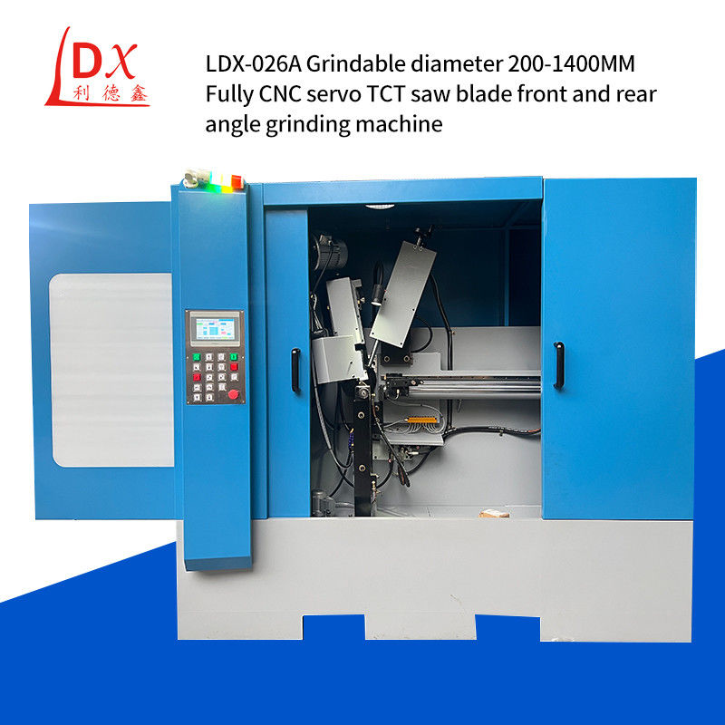 TCT Lamelle de scie circulaire avant et arrière angle machine de meulage CNC complète LDX-026A