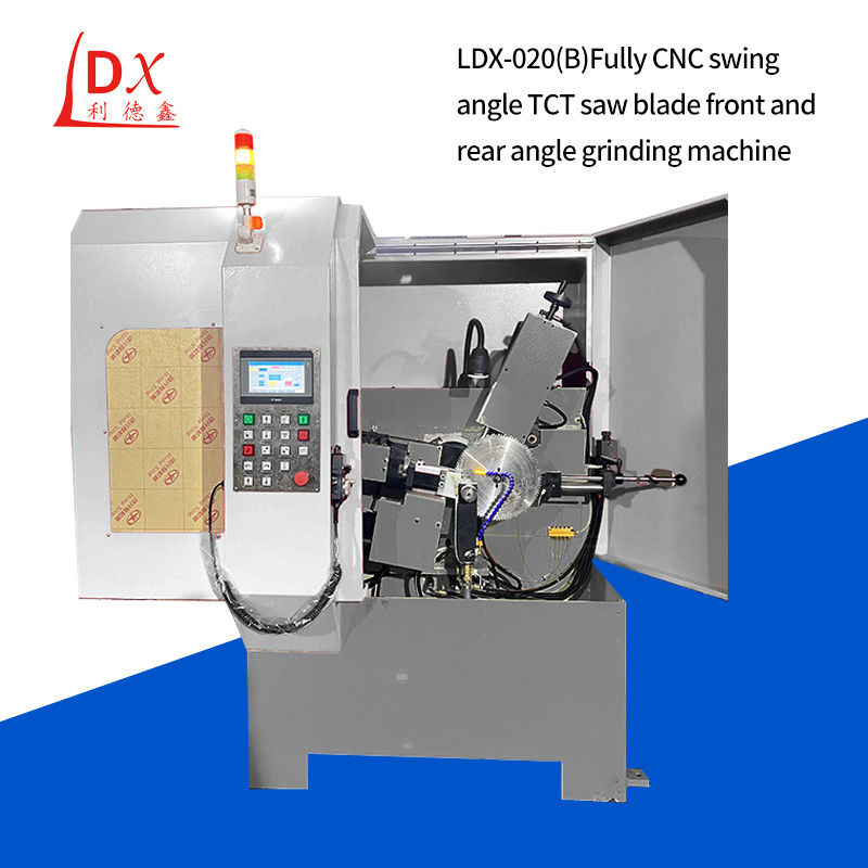 Machine à affûter à l'avant et à l'arrière de la lame de scie circulaire CNC TCT entièrement fermée LDX-020B