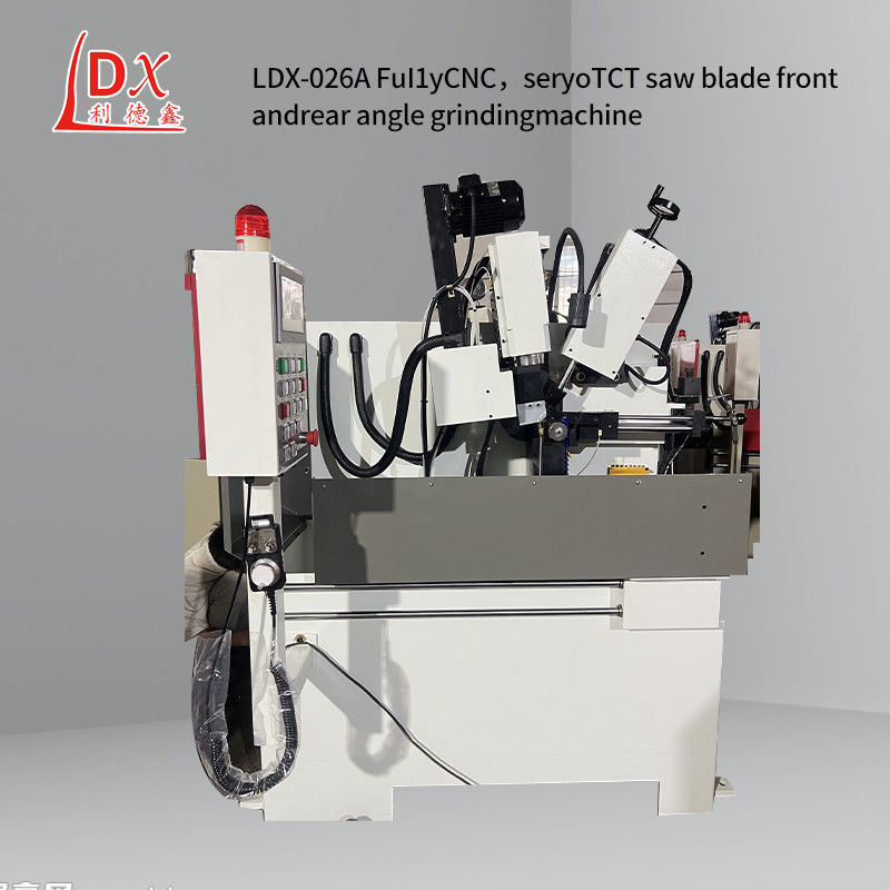 20 dents / min Servo personnalisé d'angle de balancement de l'aiguille de scie circulaire Machine de meulage automatique LDX-026A
