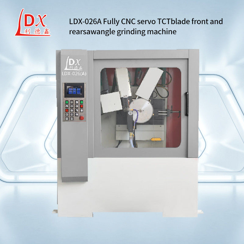 Servo à angle de balancement CNC complet et fermé, lame de scie circulaire, machine de meulage à angle avant et arrière LDX-026A