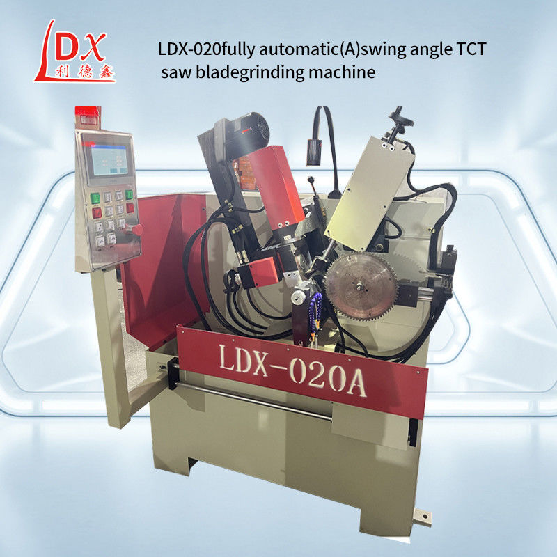 LDX-026A Machine de meulage à l'angle avant et arrière entièrement automatique de la lame de scie pour le travail du bois