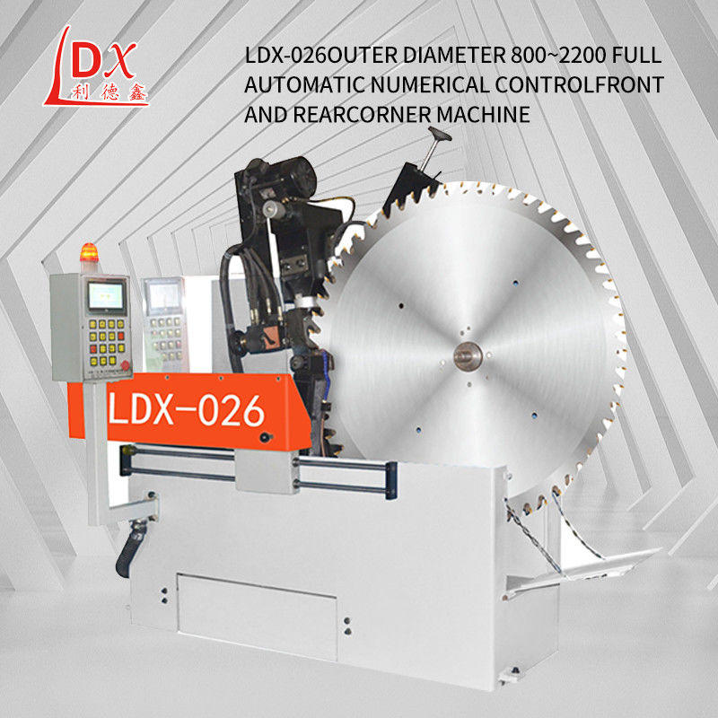 LDX-026 Diamètre de meulage 500-2200MM Machine de meulage à l'avant et à l'arrière de la lame de scie circulaire CNC