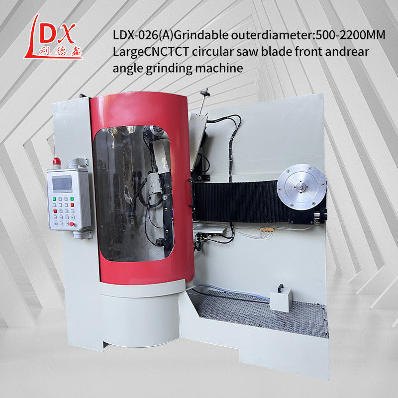 LDX-026A 500-1800MM Diamètre pleine CNC Servo alimentation circulaire a vu lame machine de meulage d'engrenage