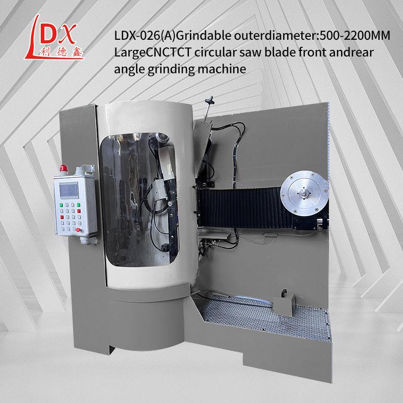 LDX-026A 300MM-1600MM de diamètre grande lame de scie circulaire à trois axes machine de meulage CNC à lame de scie