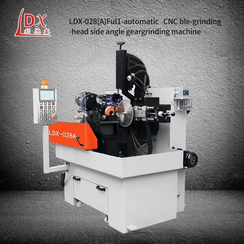 LDX-028A Trois axes entièrement CNC scie lame double tête de meulage côté machine de meulage