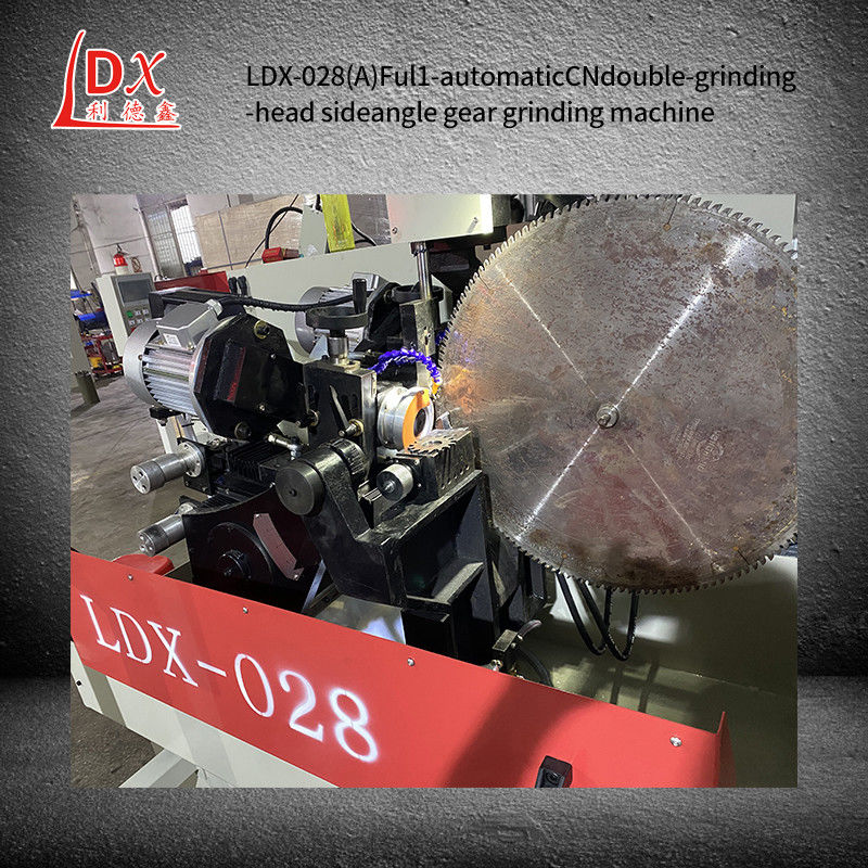 LDX-028A Servo Full CNC Alloy Saw Blade Tête de meulage à double face