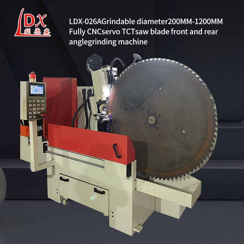 LDX-026A Servo alimentation complète CNC lame de scie circulaire avant et arrière machine d'affûtage d'angle