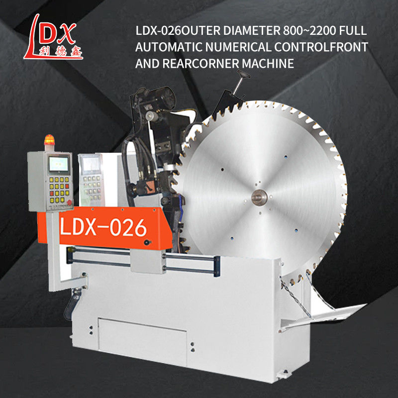 LDX-026A Diamètre de meulage 500-2000MM Servo alimentation complète CNC machine de meulage à lame de scie circulaire