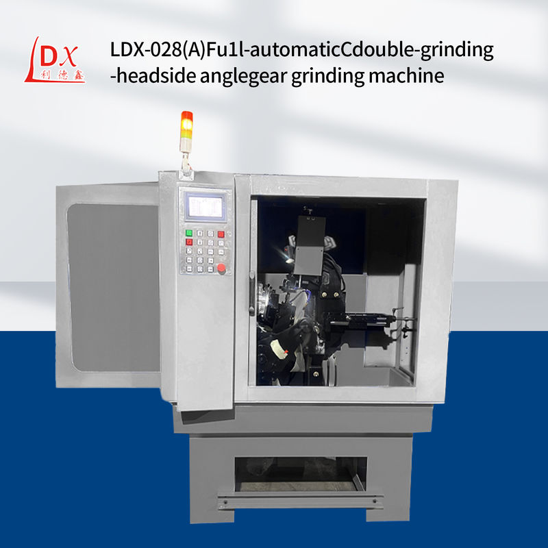 LDX-028A Servo Full CNC Circular Saw Blade Double tête de meulage à angle latéral