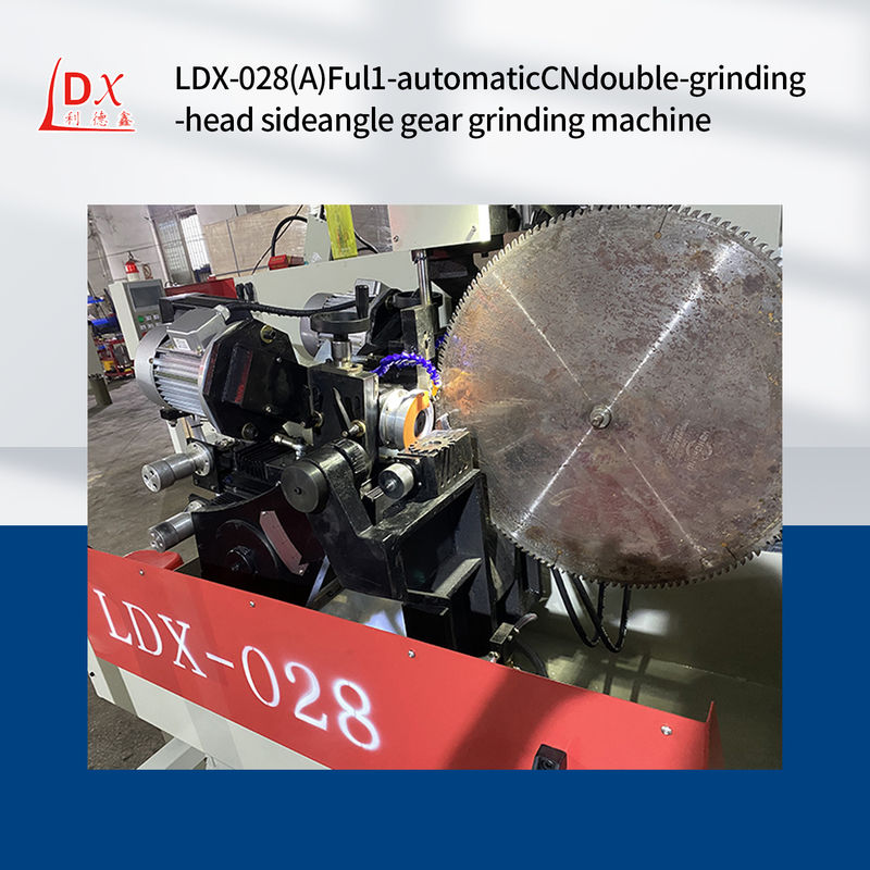 LDX-028A nouvelle machine de broyage à double tête à lame de scie en alliage d'alimentation servo
