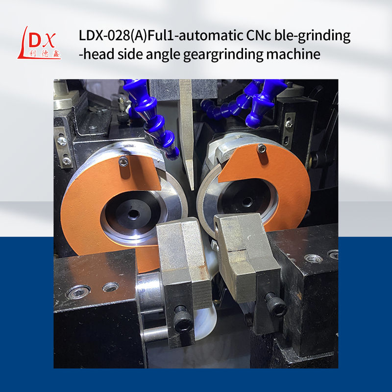 LDX-028A Servo haute précision pleine lame de scie circulaire CNC à double tête de meulage