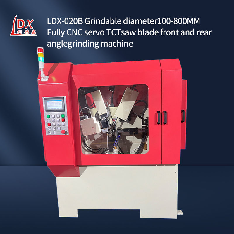 LDX-020B Servo alimentation complète CNC scie lame avant et arrière machine de meulage d'angle