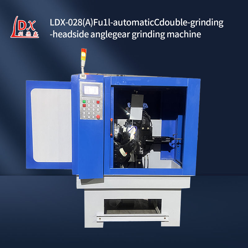 LDX-028A Machine de meulage à angle latéral à lame de scie à servo CNC à double tête de meulage